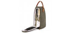 Wanderer Sac Isotherme pour 2 Bouteilles Vin ou Champagne Toile Enduit