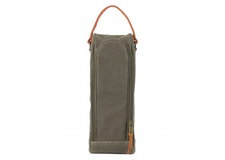Wanderer Sac Isotherme pour 2 Bouteilles Vin ou Champagne Toile Enduit