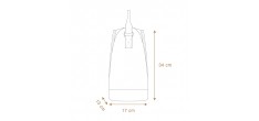 Wanderer Sac Isotherme pour 2 Bouteilles Vin ou Champagne Toile Enduit