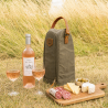 Voir la slide Wanderer Sac Isotherme pour 2 Bouteilles Vin ou Champagne Toile Enduit