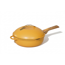 Fabuleuse Koekenpan met Antiaanbaklaag 24 cm Mango geel 3,4L Limited E