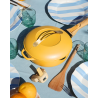 Voir la slide Fabuleuse Poêle Anti-Adhésive 8 en 1 24 cm Jaune Mangue 3,4L Édition L