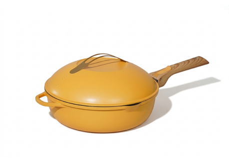 Fabuleuse Koekenpan met Antiaanbaklaag 28 cm Mango geel 4,5L Limited E