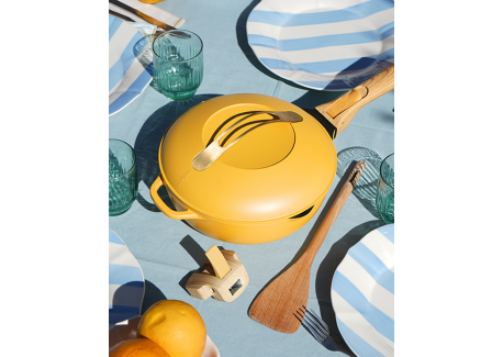 Fabuleuse Koekenpan met Antiaanbaklaag 28 cm Mango geel 4,5L Limited E