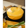 Voir la slide Fabuleuse Poêle Anti-Adhésive 8 en 1 28 cm Jaune Mangue 4,5L Édition L