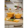 Zie dia Incroyable Antikleef Braadpan 24 cm Mango geel 4,5 l Limited Edition