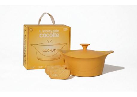 Incroyable Cocotte Anti-Adhésive 28 cm Jaune Mangue 7 l Édition Limité