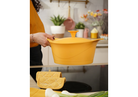 Incroyable Antikleef Braadpan 28 cm Mango geel 7 l Limited Edition