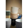 Zie dia Hey Mok met Gravure You are awesome Beige Keramiek 350 ml