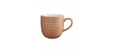 Hey Mug Message Gravé You've Got a Friend in Me Céramique Mat 350 ml -