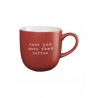 Voir la slide Hey Mug Message Gravé Love you more than coffee Céramique Rouge 350 ml
