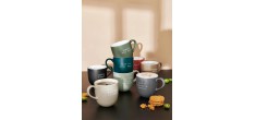 Hey Mok met Gravure Very busy doing nothing Lichtgroen Keramiek 350 ml