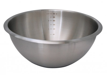 RVS Mengkom met Antislipbodem 16 cm 1 l