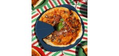Formidable Plaque à Pizza Ronde Antiadhésive pour Four Bleu Myrtille 3