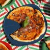 Zie dia Formidable Ronde Antiaanbak Pizzaplaat voor Oven Bosbessenblauw 33 cm