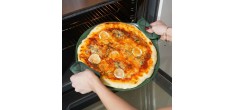 Formidable Ronde Antiaanbak Pizzaplaat voor Oven Varengroen 33 cm