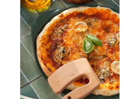 Formidable Ronde Antiaanbak Pizzaplaat voor Oven Varengroen 33 cm