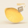 Zie dia Formidable Ronde Antiaanbak Pizzaplaat voor Oven Mango geel 33 cm