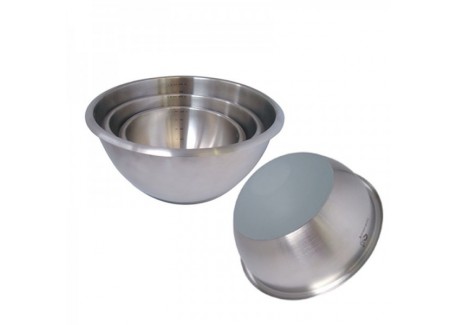 Cul de Poule Inox Fond Antidérapant 20 cm 2,1 l