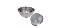 RVS Mengkom met Antislipbodem 20 cm 2,1 l