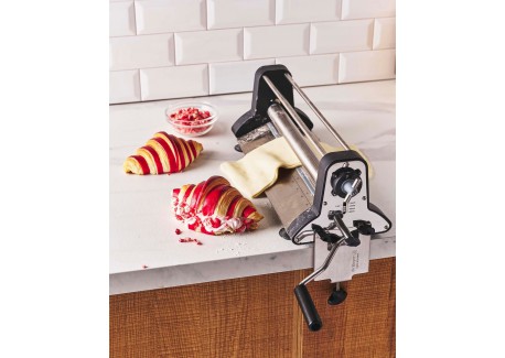 Laminoir Multi pâtes Manuel en Inox Réglable 20 Epaisseurs 34 cm 