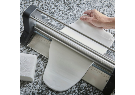 Laminoir Multi pâtes Manuel en Inox Réglable 20 Epaisseurs 34 cm 