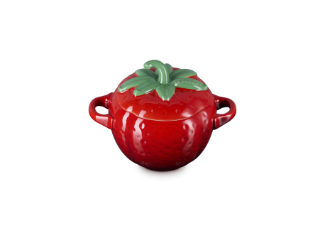 Aarbei Rond Mini Stoofpotje 58 cl Rood en Groen