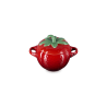 Zie dia Aarbei Rond Mini Stoofpotje 58 cl Rood en Groen