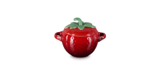 Fraise Mini Cocotte en Céramique Ronde 58 cl Rouge et Vert 