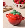 Zie dia Aarbei Rond Mini Stoofpotje 58 cl Rood en Groen