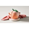 Zie dia Perzik Rond Mini Stoofpotje 58 cl Pastel Koraal en Groen