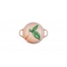 Voir la slide Pêche Mini Cocotte en Céramique Ronde 58 cl Corail Pastel et Vert 