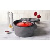 Zie dia Draagtas voor Ronde Ovenschaal met Handvatten Grijs 38 cm