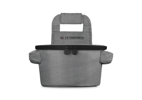 Draagtas voor Ronde Ovenschaal met Handvatten Grijs 38 cm