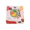 Zie dia Mangosteen Set Kom en Mini-kom voor Poké Bowl Bruin + Houten Eetstokje