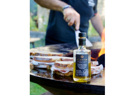 Extra vierge olijfolie met zwarte truffelsmaak 100 ml