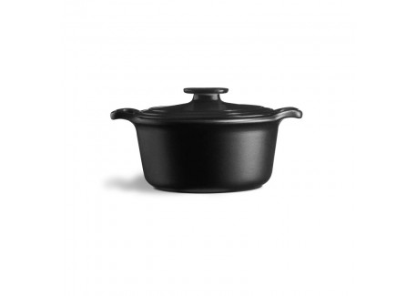 Sublime + Cocotte Ronde en Céramique Antiadhésive 3 L 22 cm Gris Ardoi