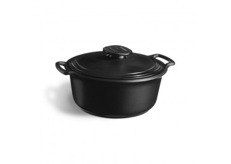 Sublime +  Ronde Antiaanbak Ovenschaal van Keramiek 4 L (24 cm) Grijs