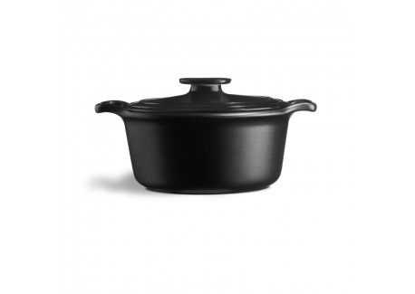 Sublime + Cocotte Ronde en Céramique Antiadhésive 4 L 24 cm Gris Ardoi