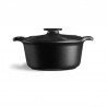 Zie dia Sublime +  Ronde Antiaanbak Ovenschaal van Keramiek 4 L (24 cm) Grijs