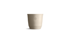 Grand Pot à Ustensiles en Céramique 2,2 L Argile Blanc Cassé 17x16 cm