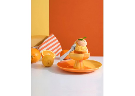 Kleine Geborsteld RVS Ijslepels 11 cm 4 dlg