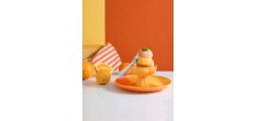 Set Petites Cuillères à Glace et Verrines Inox Brossé 11 cm 4 pcs 