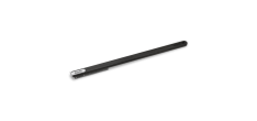 Brosse de Nettoyage Noire avec Grattoir pour Four à Pizza 71 cm 