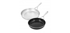 Bakpannen Set Silverline 7 RVS 28 cm + Alu Plus 3 Antiaanbaklaag 24 cm