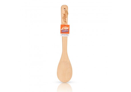 Les Essentiels Cuillère Spatule à Mélanger en Bois de Hêtre 32 cm 