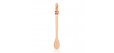 Les Essentiels Cuillère Spatule à Mélanger en Bois de Hêtre Manche XL