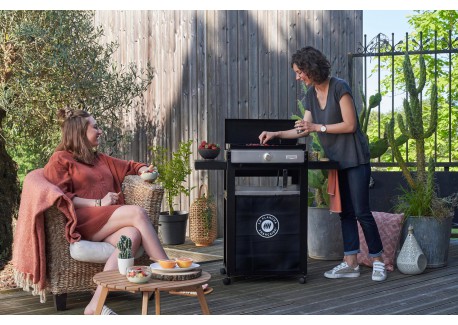 Starterspack Plancha Électrique La Petite Française 150 Duo + Desserte