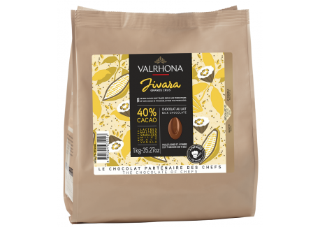 Chocolat au Lait Jivara 40% Sac Fèves 1 kg