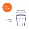 Zie dia Picardie Bekerglazen 16 cl 7,8 cm